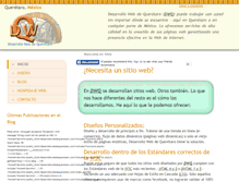Tablet Screenshot of desarrollowebdequeretaro.com